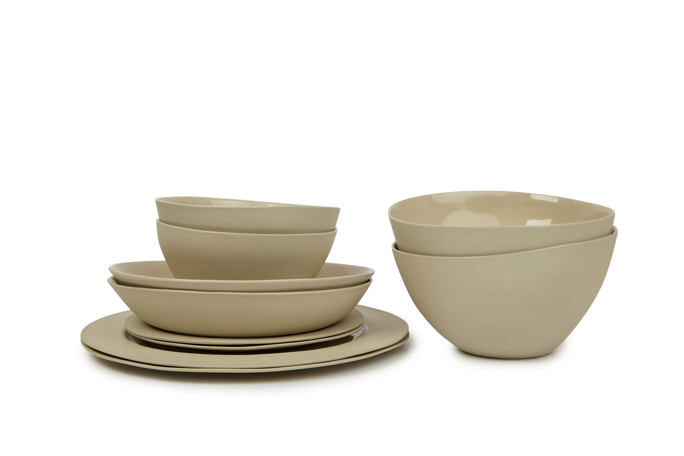 Rosy Brown Onda Bowl-Bone