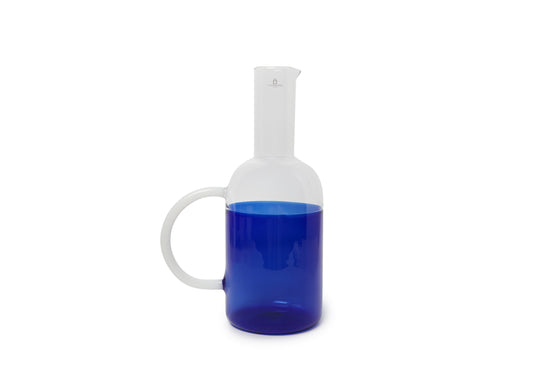 Light Gray Hugo Jug-Blue/Clear