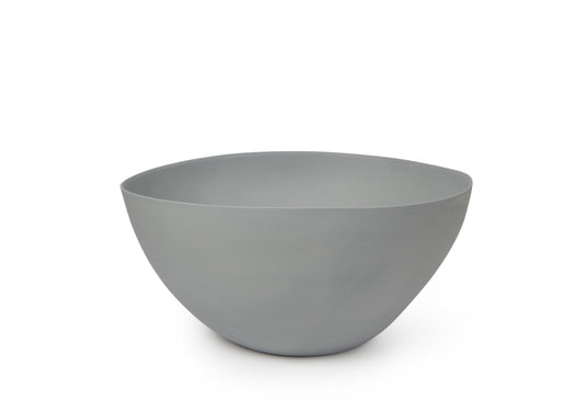Light Slate Gray Onda Serving Bowl-Cloud