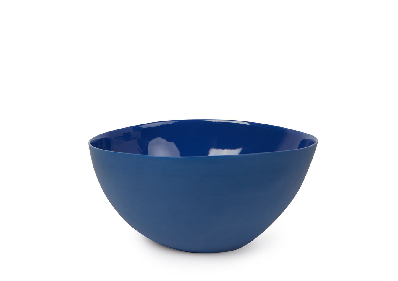 Dark Slate Gray Onda Serving Bowl-Lapis