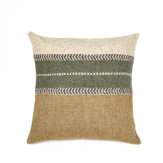 Rosy Brown Montana Pillow Cover-Gold