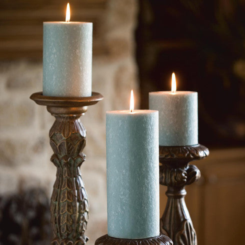 Dark Slate Gray Timberline Pillar Candle