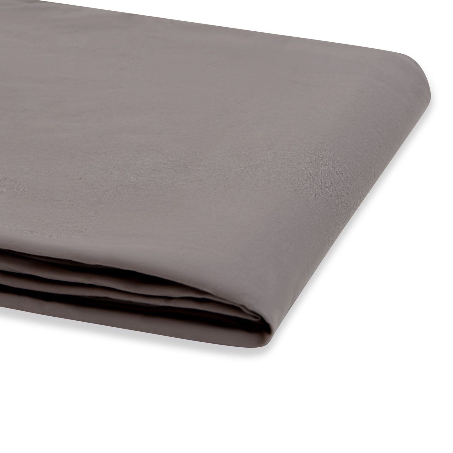 Light Slate Gray Relaxed Percale Duvet Cover