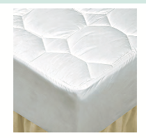 Light Gray Luxury Cotton Mattress Pad