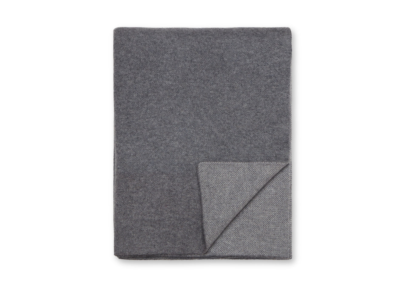 Cashmere Throw Blanket- Charcoal