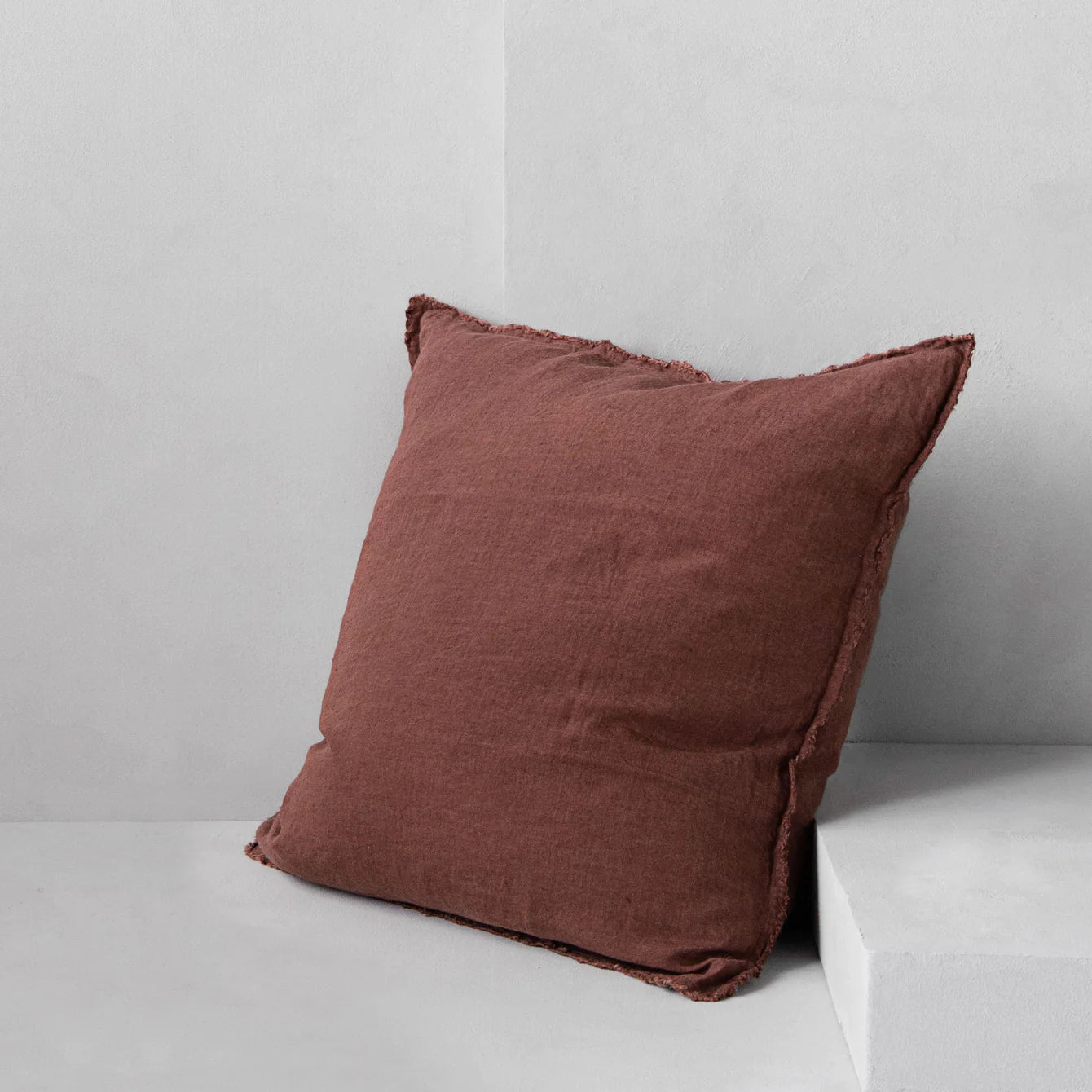 Gray Flocca Cushion Cover 20x20"